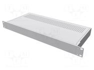 Enclosure: rack mounting; Standard: 19"; 1U; rack; Y: 203mm; X: 422mm HAMMOND