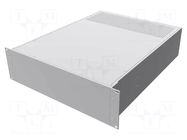 Enclosure: rack mounting; Standard: 19"; 3U; Z: 133mm; X: 422mm; rack HAMMOND