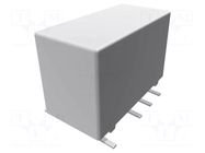 Relay: electromagnetic; DPDT; Ucoil: 5VDC; 2A; 0.5A/125VAC; P2; SMT TE Connectivity