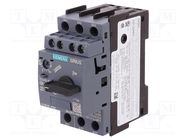 Motor breaker; 3kW; NO + NC; 220÷690VAC; for DIN rail mounting SIEMENS