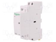 Contactor: 1-pole installation; 25A; 220÷240VAC; NO; IP20; -5÷60°C SCHNEIDER ELECTRIC