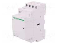 Contactor: 3-pole installation; 25A; 230÷240VAC; NO x3; IP20; ICT SCHNEIDER ELECTRIC