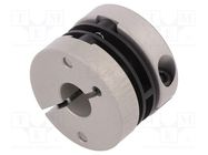 Coupling; Ø1: 10mm; Ø2: 10mm; aluminium,polyamide; -10÷80°C SICK