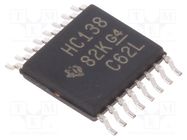 IC: digital; 3 to 8 line,decoder,demultiplexer; SMD; TSSOP16 TEXAS INSTRUMENTS