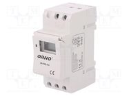 Programmable time switch; Range: 1min÷7days; 230VAC; IP20 ORNO