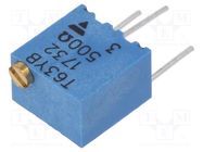 Potentiometer: mounting; multiturn; 500Ω; 250mW; ±10%; linear; THT VISHAY