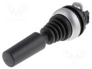 Switch: joystick; 22mm; Stabl.pos: 2; black; none; IP66; Pos: 2 EATON ELECTRIC