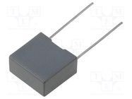 Capacitor: polyester; 220nF; 400VDC; 15mm; ±10%; 18x6x12mm; THT SR PASSIVES