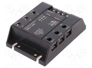 Relay: solid state; 50A; Uswitch: 48÷480VAC; 3-phase; -30÷80°C; SR3 AUTONICS