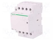 Contactor: 3-pole installation; 63A; 230÷240VAC; NO x3; IP20; ICT SCHNEIDER ELECTRIC