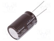 Capacitor: electrolytic; THT; 180uF; 250VDC; Ø18x31.5mm; ±20% NICHICON