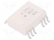 Optocoupler; SMD; Ch: 2; OUT: IGBT driver; 5kV; SO16; 10kV/μs BROADCOM (AVAGO)