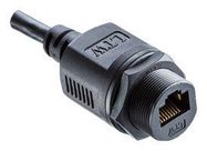 ENET CORD, RJ45 RCPT-FREE END, 1M