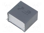 Capacitor: polypropylene; DC-Link; 8uF; THT; ESR: 7.3mΩ; C4AQ; ±5% KEMET