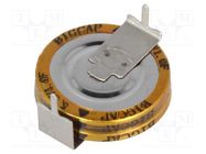 Supercapacitor; THT; 1F; 5.5VDC; ±20%; Ø19x6.5mm; -25÷70°C; EDLC BIGCAP