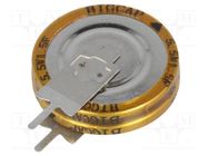 Supercapacitor; THT; 1.5F; 5.5VDC; ±20%; Ø19x20.5mm; -25÷70°C; EDLC BIGCAP