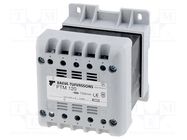 Transformer: mains; 120VA; 400VAC; 230V; Leads: terminal block BREVE TUFVASSONS