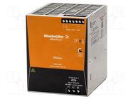 Power supply: switching; for DIN rail; 480W; 24VDC; 20A; 85÷264VAC WEIDMÜLLER