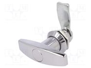 Lock; without cylinder; zinc and aluminium alloy; 18mm; chromium RST ROZTOCZE