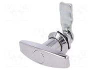 Lock; without cylinder; zinc and aluminium alloy; 21mm; chromium RST ROZTOCZE