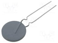 Fuse: PTC thermistor; 490mA; ceramic; 5mm 