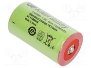 Re-battery: Ni-MH; D; 1.2V; 11000mAh; Ø33x63mm GP