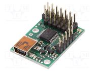 Servo controller; USB-UART; Ch: 6; 216x305mm; 5÷16VDC; 33÷100Hz POLOLU