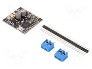 DC-motor driver; 20kHz; I2C,TTL,USB; 13A; Uin mot: 6.5÷40V; Ch: 1 POLOLU