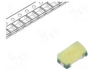 LED; SMD; 0402; white cold; 150÷530mcd; 140°; 5mA; 2.6÷3.3VDC REFOND