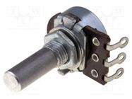 Potentiometer: shaft; single turn; 220kΩ; 100mW; ±20%; 6mm; mono TELPOD