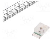 LED; SMD; 0603; green-yellow; 40÷100mcd; 1.6x0.8x0.7mm; 140°; 20mA REFOND