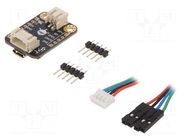 Audio files playing module; UART; Gravity; 3.3÷5VDC; screw; 8MB DFROBOT