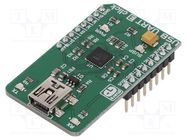 Click board; prototype board; Comp: CP2102N; adapter; 3.3VDC,5VDC MIKROE