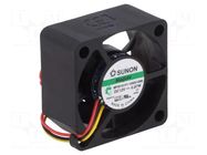 Fan: DC; axial; 12VDC; 30x30x15mm; 10.14m3/h; 27dBA; Vapo; 9500rpm SUNON