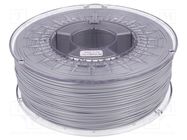 Filament: ASA; Ø: 1.75mm; aluminium; 230÷240°C; 1kg; soluble DEVIL DESIGN