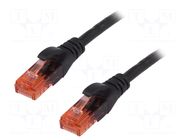 Patch cord; U/UTP; Cat: 6; RJ45 plug,both sides; stranded; CCA DIGITUS