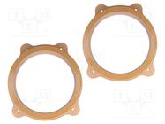 Spacer ring; MDF; 165mm; BMW; impregnated,varnished; 2pcs. 4CARMEDIA