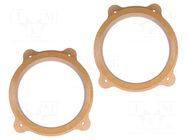 Spacer ring; MDF; 165mm; BMW; impregnated,varnished; 2pcs. 4CARMEDIA