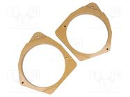 Spacer ring; MDF; 165mm; Toyota; impregnated,varnished; 2pcs. 4CARMEDIA