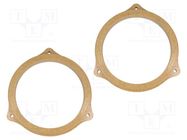 Spacer ring; MDF; 165mm; Ford; impregnated,varnished; 2pcs. 4CARMEDIA