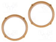 Spacer ring; MDF; 165mm; Chevrolet,Daewoo; impregnated,varnished 4CARMEDIA