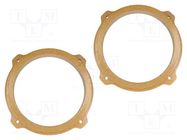 Spacer ring; MDF; 165mm; Kia; impregnated,varnished; 2pcs. 4CARMEDIA