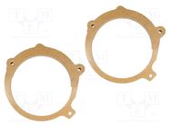 Spacer ring; MDF; 165mm; Saab; impregnated,varnished; 2pcs. 4CARMEDIA