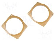 Spacer ring; MDF; 165mm; Mitsubishi; impregnated,varnished; 2pcs. 4CARMEDIA