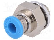 Push-in fitting; threaded,straight; -0.95÷6bar; Thread: G 1/8" FESTO