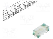 LED; SMD; 0402; blue; 12÷100mcd; 1x0.5x0.4mm; 140°; 5mA; 2.6÷3.3VDC REFOND