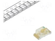 LED; green; SMD; 0603; 260÷1000mcd; 2.6÷3.4VDC; 1.6x0.8x0.7mm; 140° REFOND
