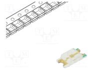 LED; SMD; 1206; green; 260÷900mcd; 3.2x1.6x0.7mm; 140°; 20mA REFOND