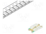 LED; SMD; 1206; green-yellow; 18÷100mcd; 3.2x1.6x0.7mm; 140°; 20mA REFOND