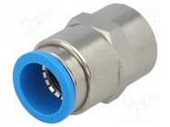 Push-in fitting; threaded,straight; -0.95÷6bar; Thread: G 1/2" 